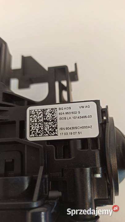 AUDI A1 82A MANETKI TAŚMA ZWIJAK 82A953521DS osobowe