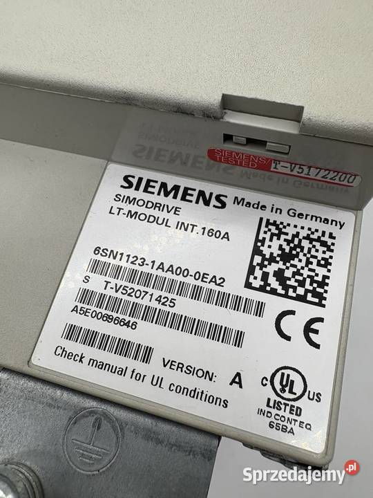 Siemens Simodrive 6SN11231AA000EA2 Warszawa