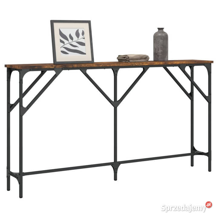 Stolik konsolowy przydymiony dąb 140x23x75 Warszawa sprzedam
