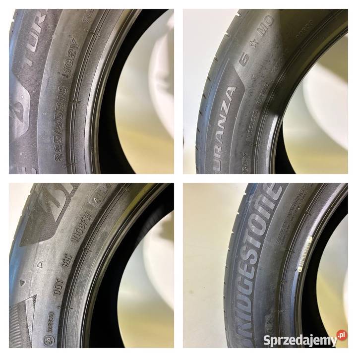 4xOpona letnia Bridgestone Turanza 6 22555R18 Samochodowe Zgorzelec