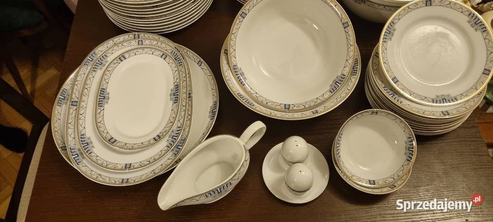 Serwis obiadowy porcelanowy 12 osób Karolina mazowieckie
