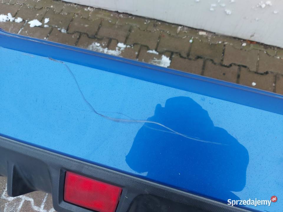 Subaru WRX STI 2015r zderzak tył tylny niebieski dolnośląskie
