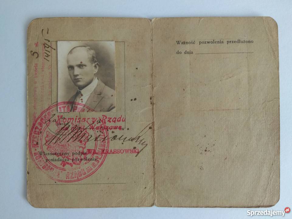 Prawo jazdy z 1929 r sprzedam