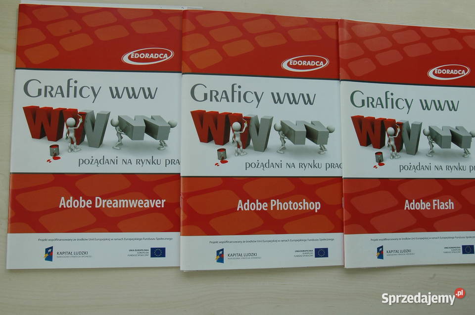 materiały szkoleniowe Adobe Flash Photoshop sprzedam