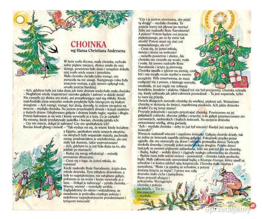 Choinka bajka czekolada Goplana 1991 Mario Rzeszów