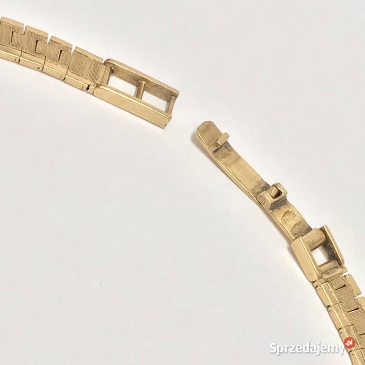 Złota BRANSOLETKA damska do ZEGARKA 750 18K 16 Warszawa