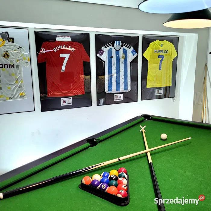 C Ronaldo koszulka z podpisem autograf rama Z Piłka nożna Tuchola