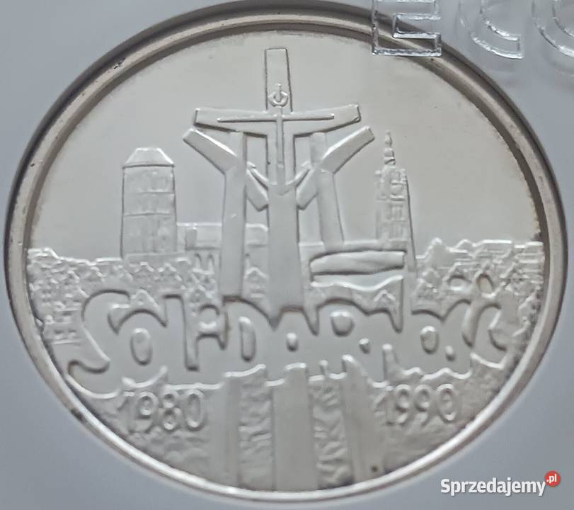 100 000 Solidarność 1990 r Typ B 4 GCN MS 63 Konin