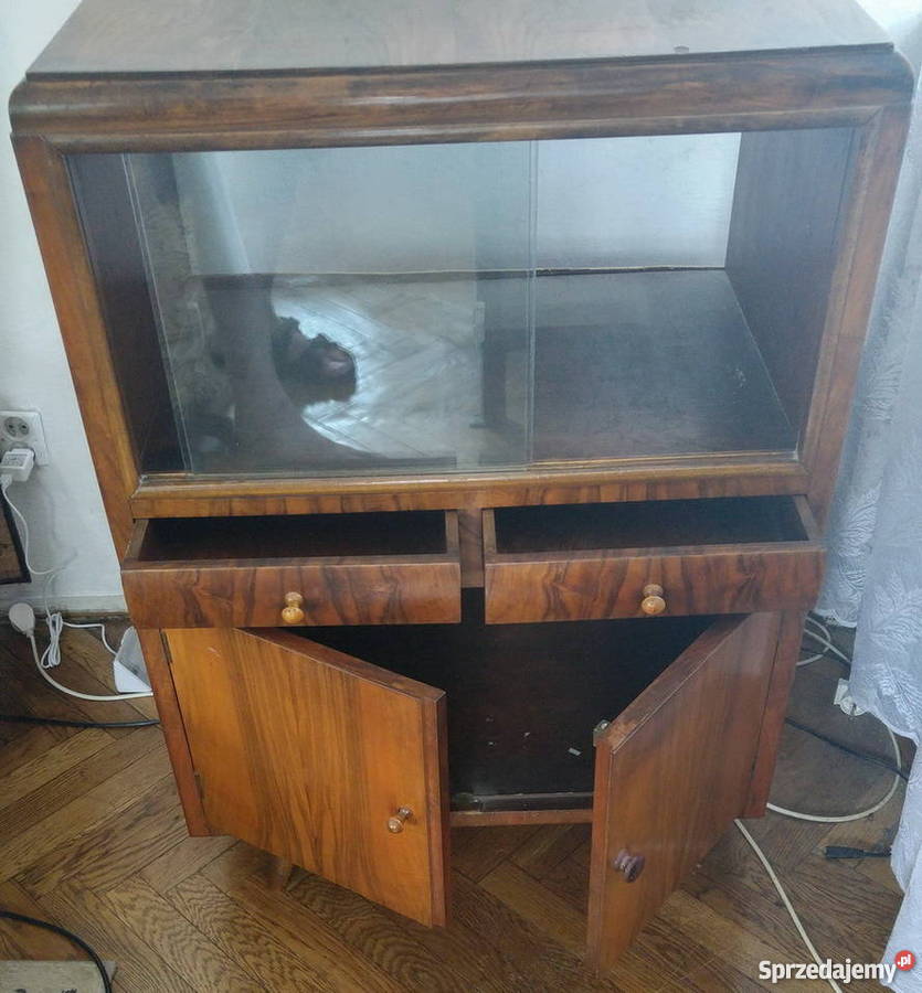 Szafka RTV z czasów PRL u lata 60 te 46cm Warszawa