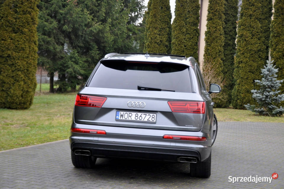Audi Q7 30TDI272SlineFull Ostrów Mazowiecka