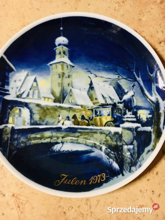 Talerze motyw bożonarodzeniowy warmińsko-mazurskie Dobre Miasto