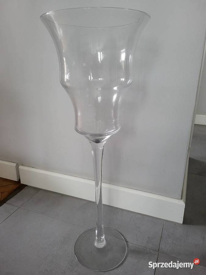 Wysoki wazon 70 w kształcie kielicha Warszawa