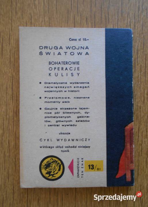 Żółty Tygrys Bomba gauleitera 1381 Parczew sprzedam