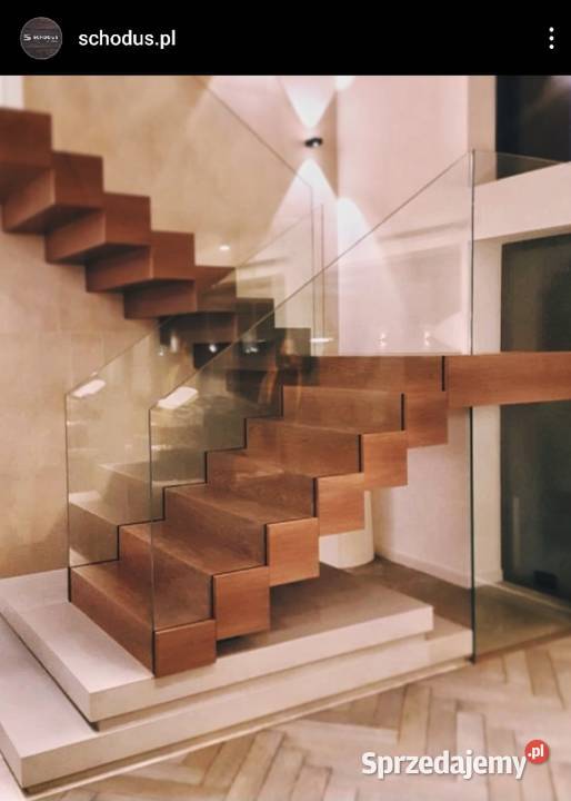 Schody drewniane Schody nowoczesne małopolskie Kraków