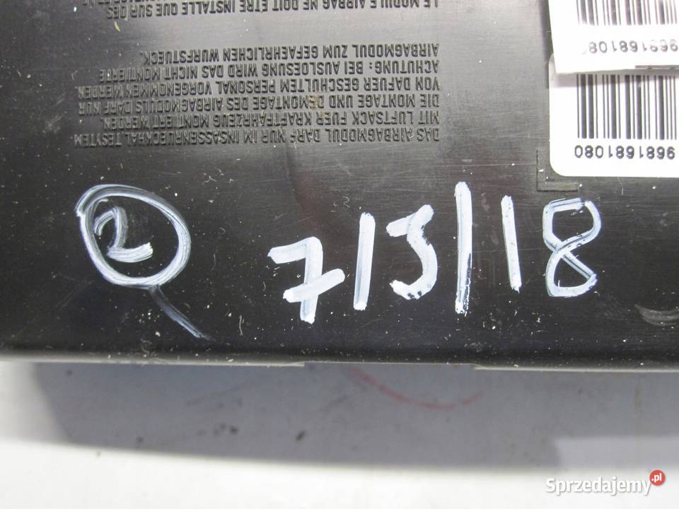 CITROEN DS3 11r AIRBAG poduszka fotela lewa Kielce