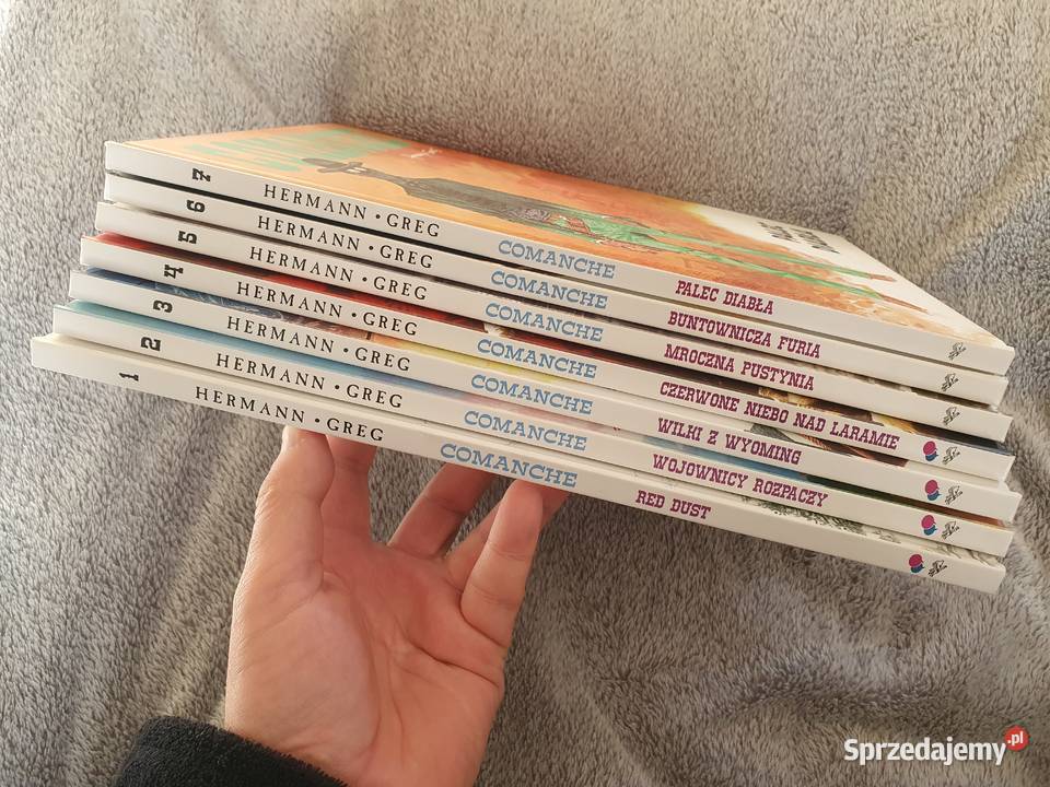 Comanche zestaw 7 albumów komiksy western pomorskie Gdynia