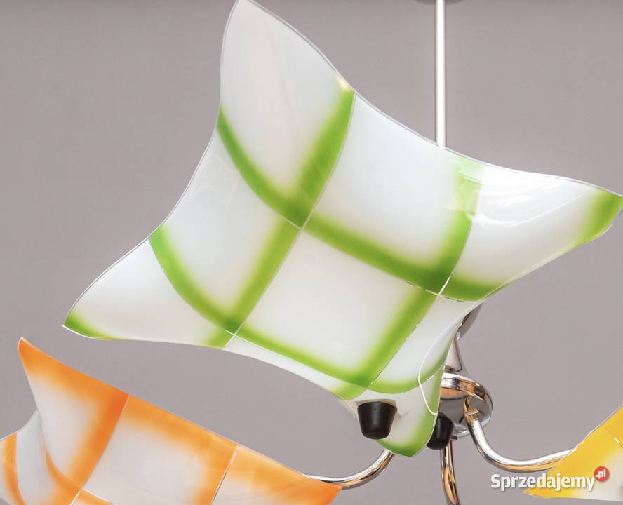 Żyrandol lata 60 Look PopArt MidCentury Vintage śląskie