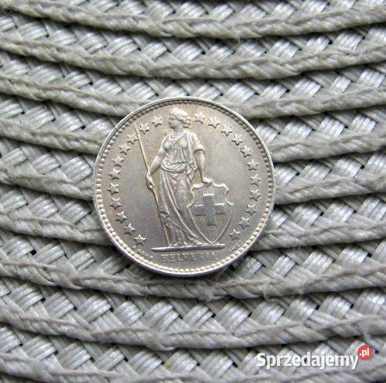 Szwajcaria 12 Franka 1956r Numizmatyka Kalisz