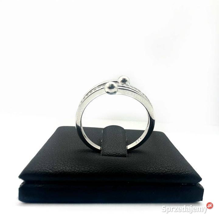 Nowy Rodowany Srebrny Pierścionek pr 925 292g sprzedam