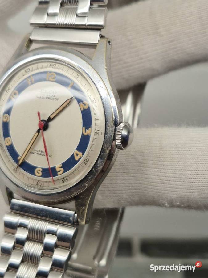 Rzadki unikalny zegarek Eljo de Luxe SWISS Chorzów