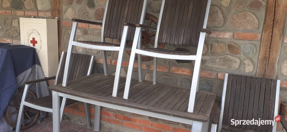 Zestaw ogrodowy używany