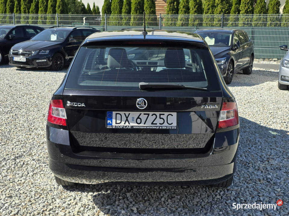 koda Fabia 12 TSi 90 2017 zadbana klimatyzacja isofix Samochody osobowe dolnośląskie Wrocław
