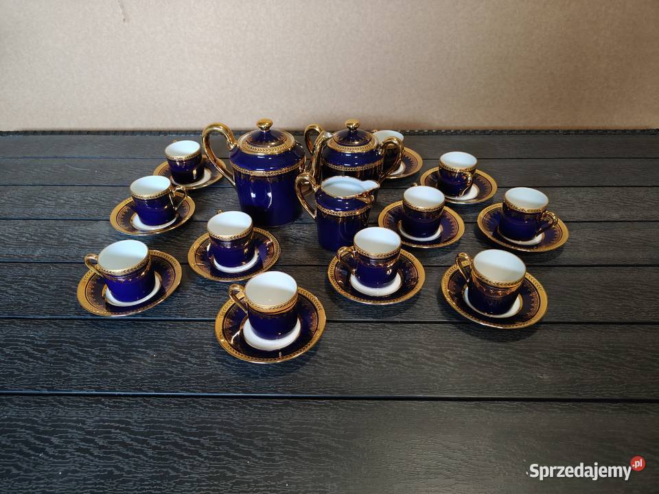 Zestaw kawowy 12 osób Porcelana Limoges France