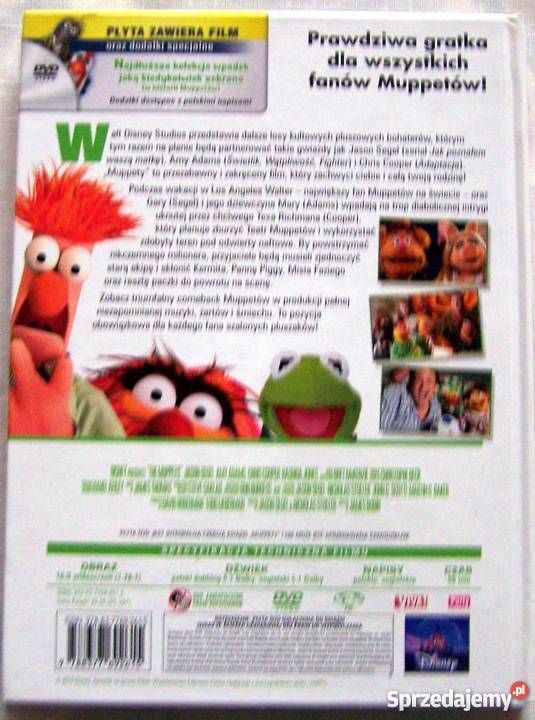 Muppety na DVD z książką Bajka