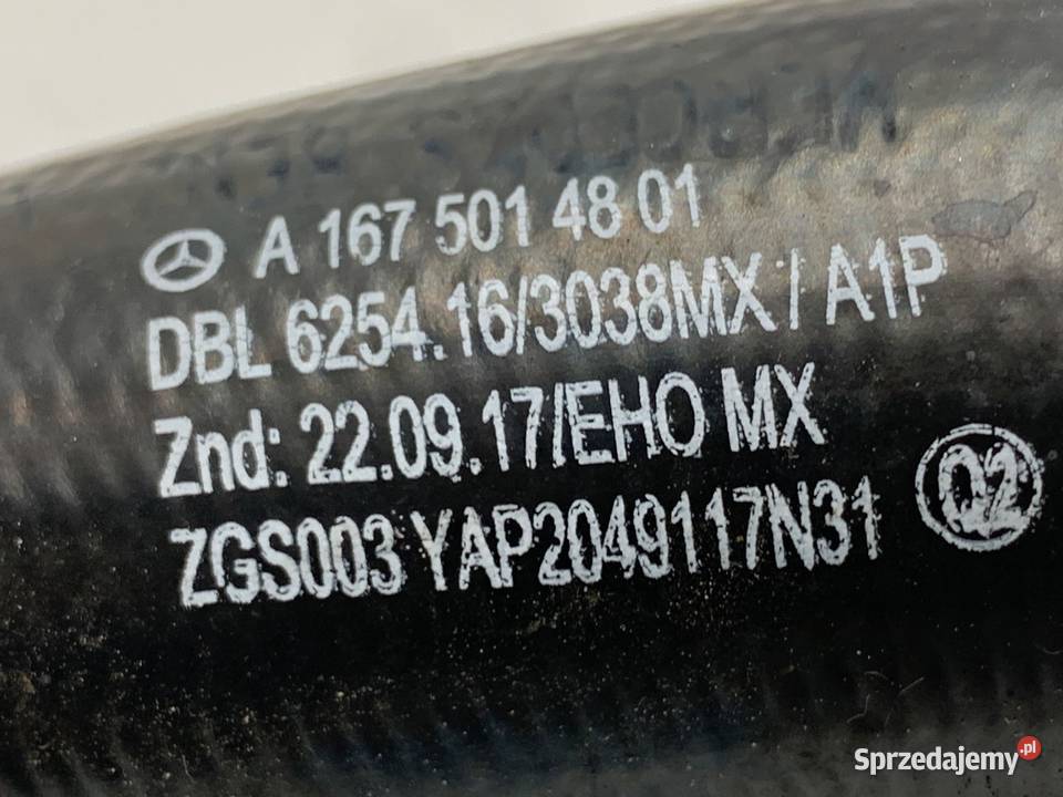 RURA PRZEWÓD WODY MERCEDES GLE A1675014801 20