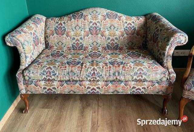 Urocza bajecznie kolorowa sofka i fotel do Nowy Sącz sprzedam