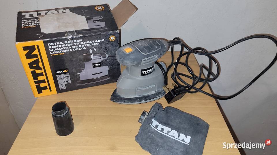 Szlifierka Oscylacyjna Titan TTB887SDR Moc 160W Szlifierki oscylacyjne lubelskie Lublin sprzedam