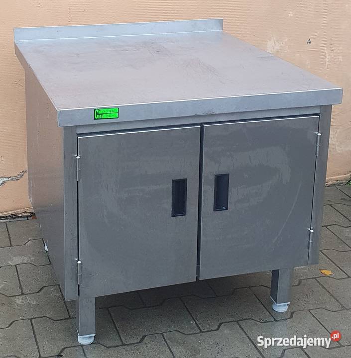 Stół z szafką dwudrzwiową z nierdzewki 1162316 Warszawa
