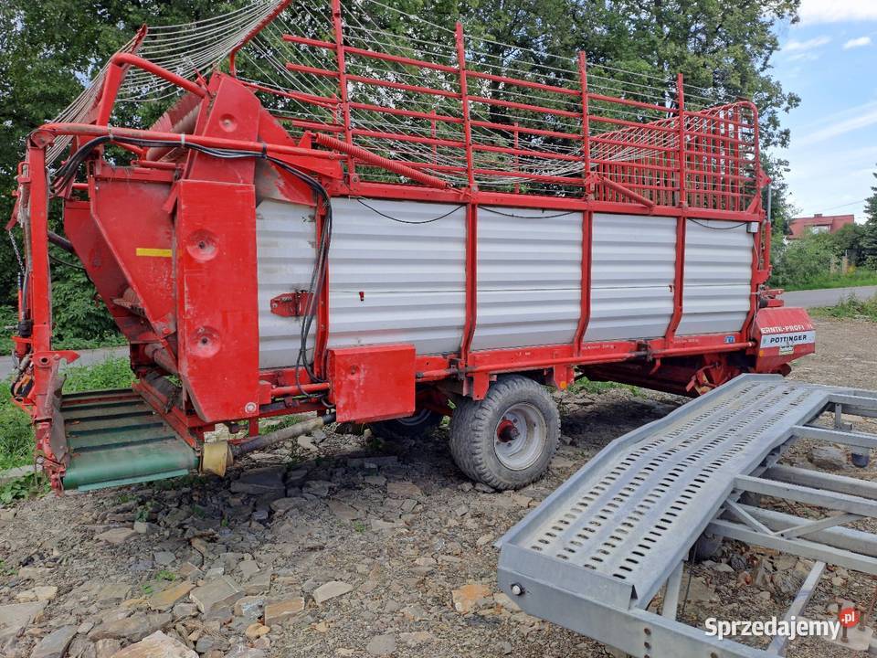Przyczepa samozbierająca pottinger profi wałki