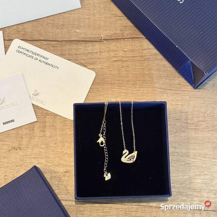 Swarovski Zloty Naszyjnik Kraków