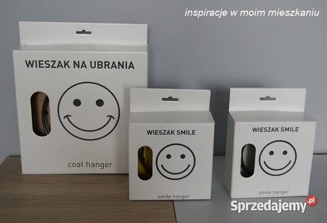 Wieszak Smile biały Wyposażenie wnętrz wielkopolskie