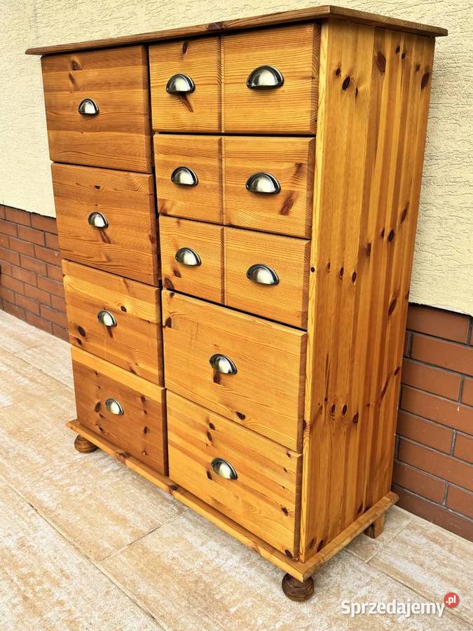 Szafka drewniana apteczna sosnowa komoda Garwolin sprzedam
