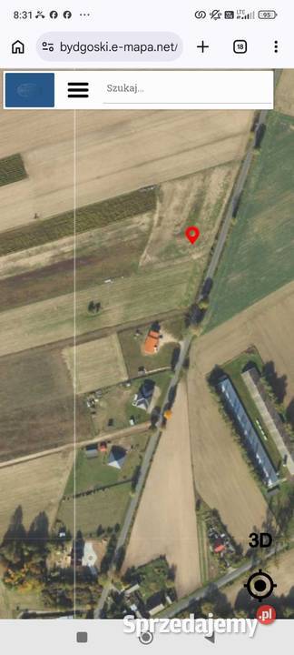 Działka budowlana 1550 m2 Więzowno