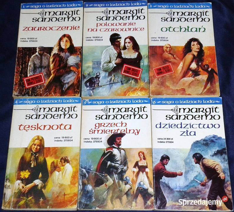 Saga o Ludziach Lodu 44 części Margit Sandemo Chełm