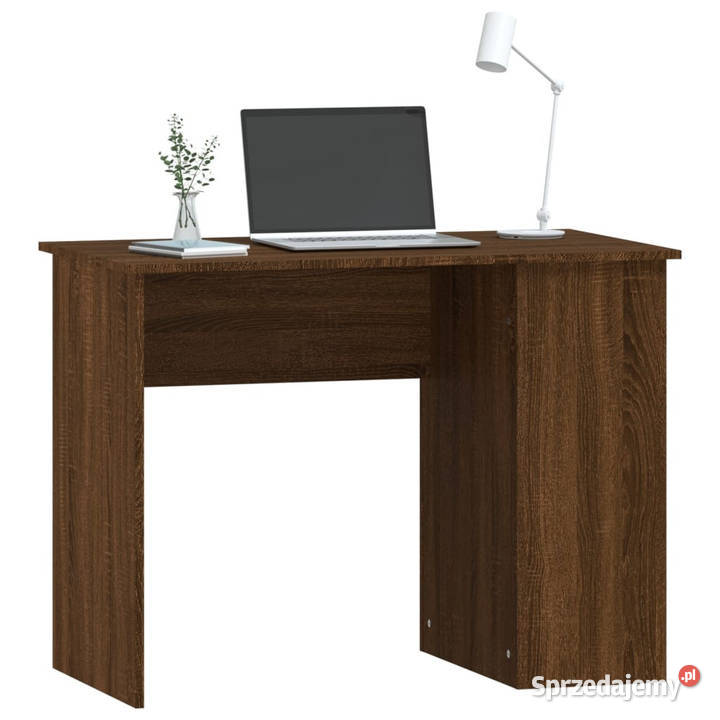 Biurko brązowy dąb 100x55x75 materiał Warszawa