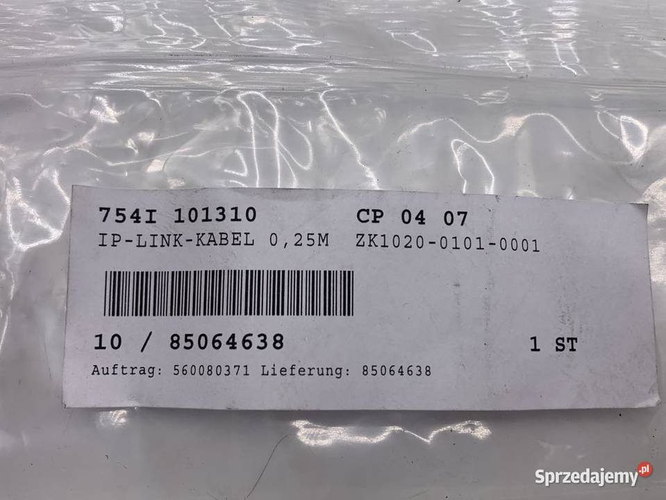 Beckhoff ZK102001010001 IPLink cable 025m Warszawa