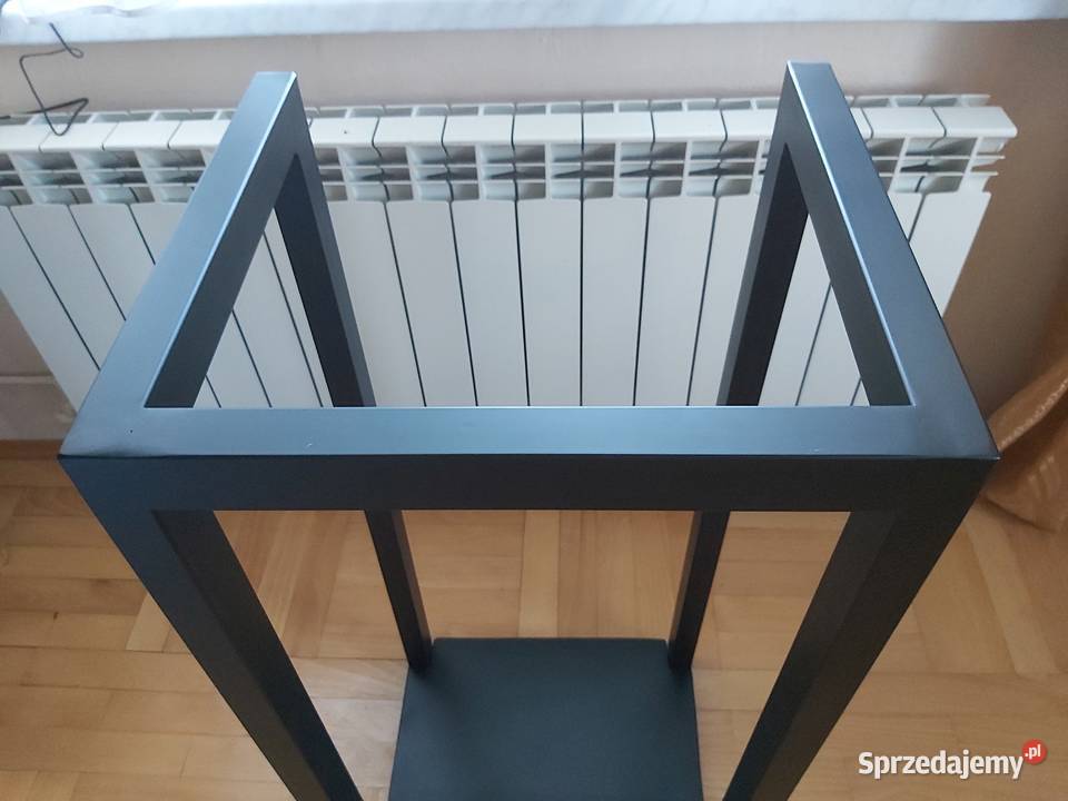 Stojak na drewno kominkowe czarny Przysietnica