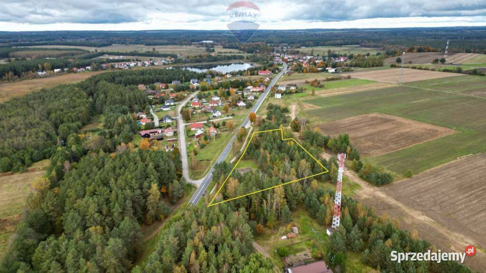 Działka inwestycyjna asfalt Trzebielino