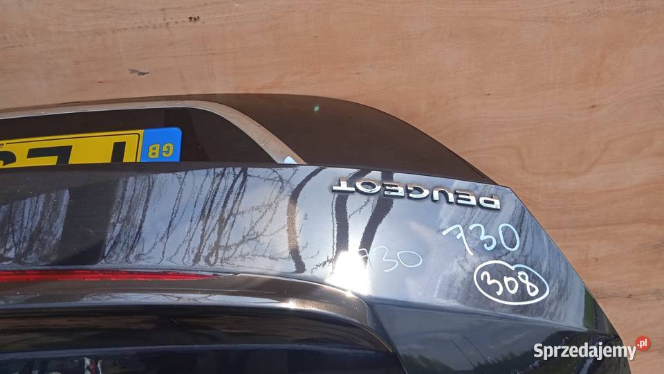 PEUGEOT 308 I CC CABRIO KLAPA TYŁ KDJ Zbierkowo
