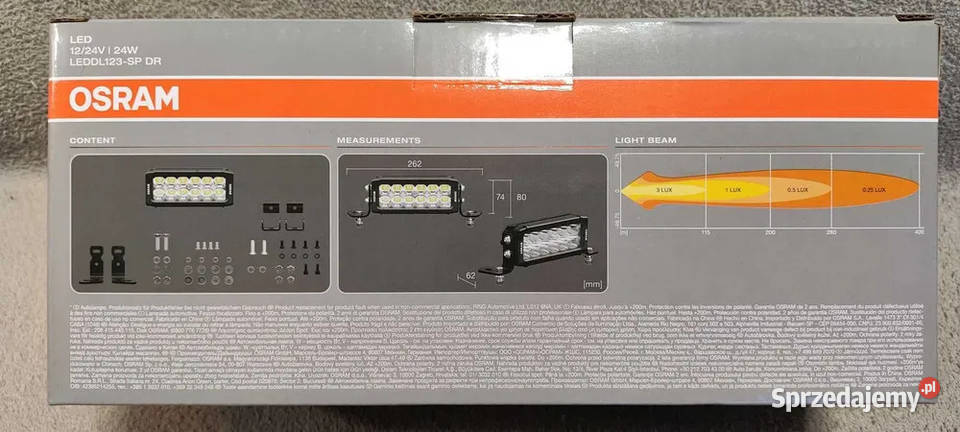HALOGENY Lightbar LED VX180 SP DR 1224V belka Tychy