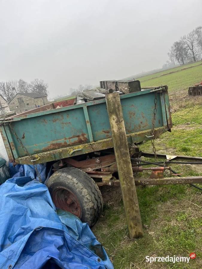 Przyczepa wywrotka niemieckiej produkcji autosan Przyczepy rolnicze Aleksandrów Kujawski