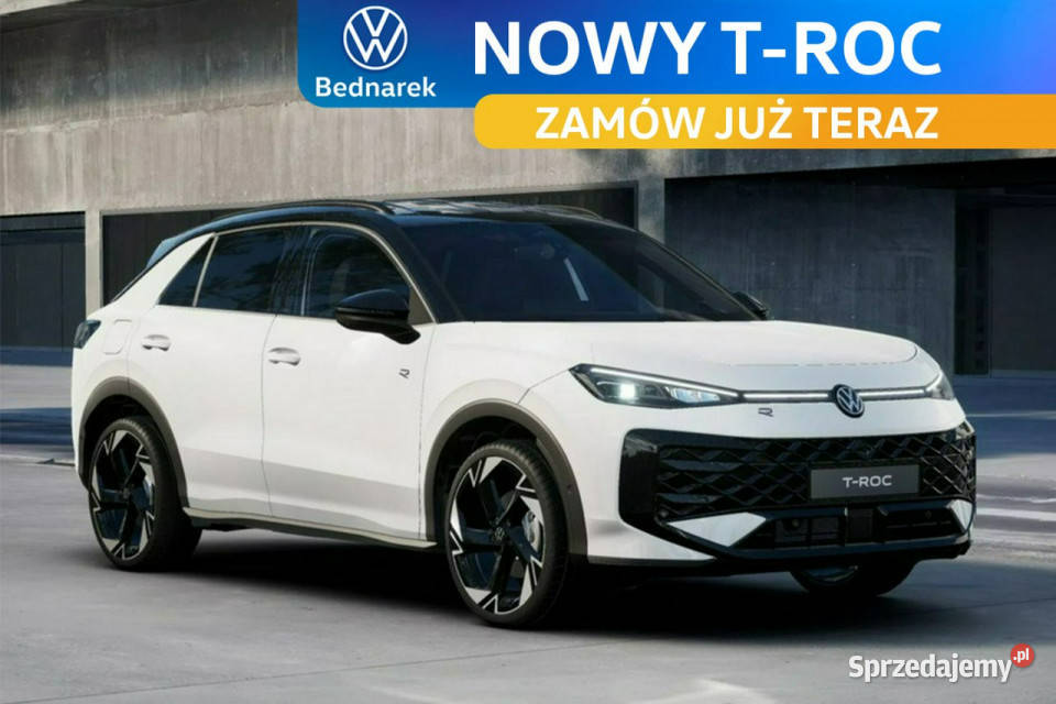 Volkswagen TRoc Wersja RLine 15 eTSI 150 DSG gniazdo USB Łódź sprzedam