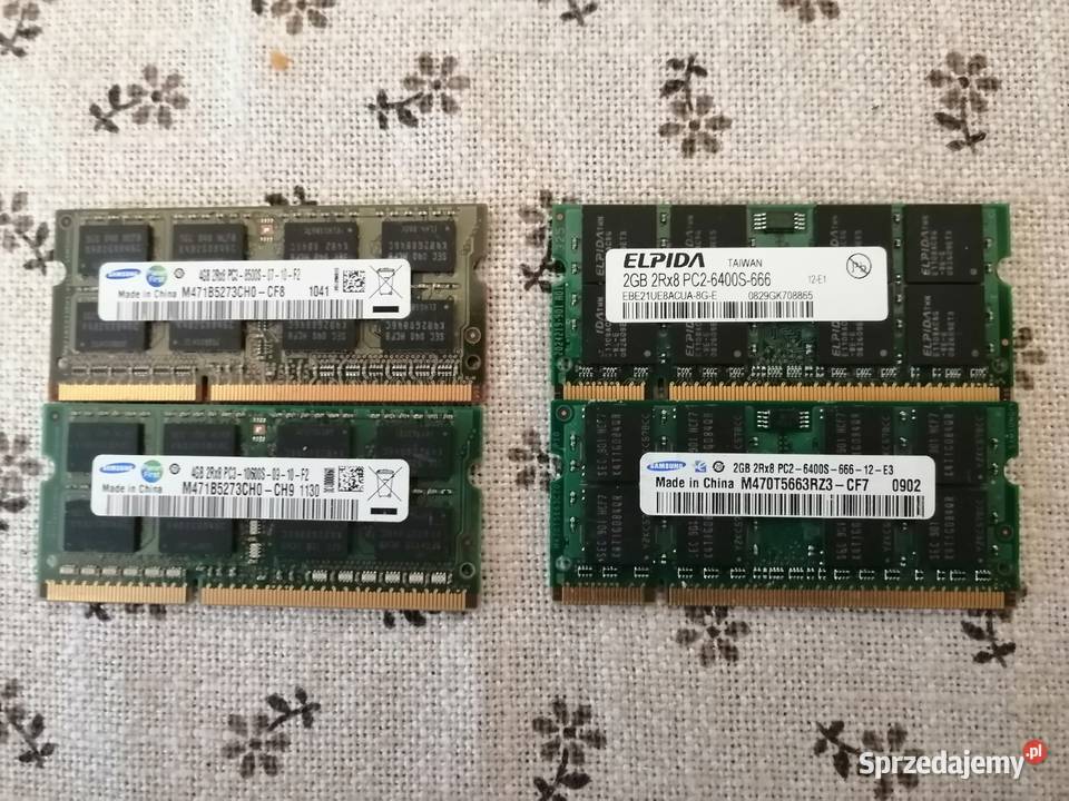 Karty Pamięci DDR2 PC2 2GBI PC3 4GB Pojemność 4GB Warszawa