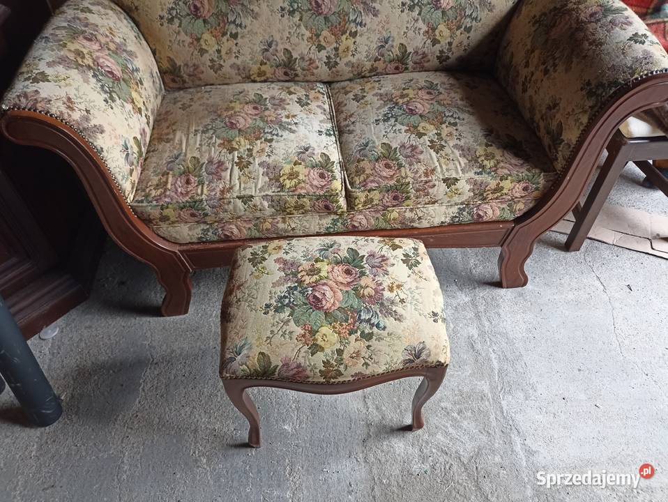 Sofa antyczna 2osobowa hocker Trzebicz
