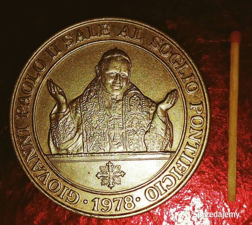 Jan Paweł II Medalion moneta dolnośląskie Oleśnica