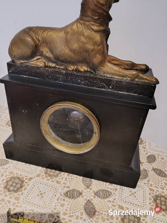 zegar kominkowy marmur Fałków